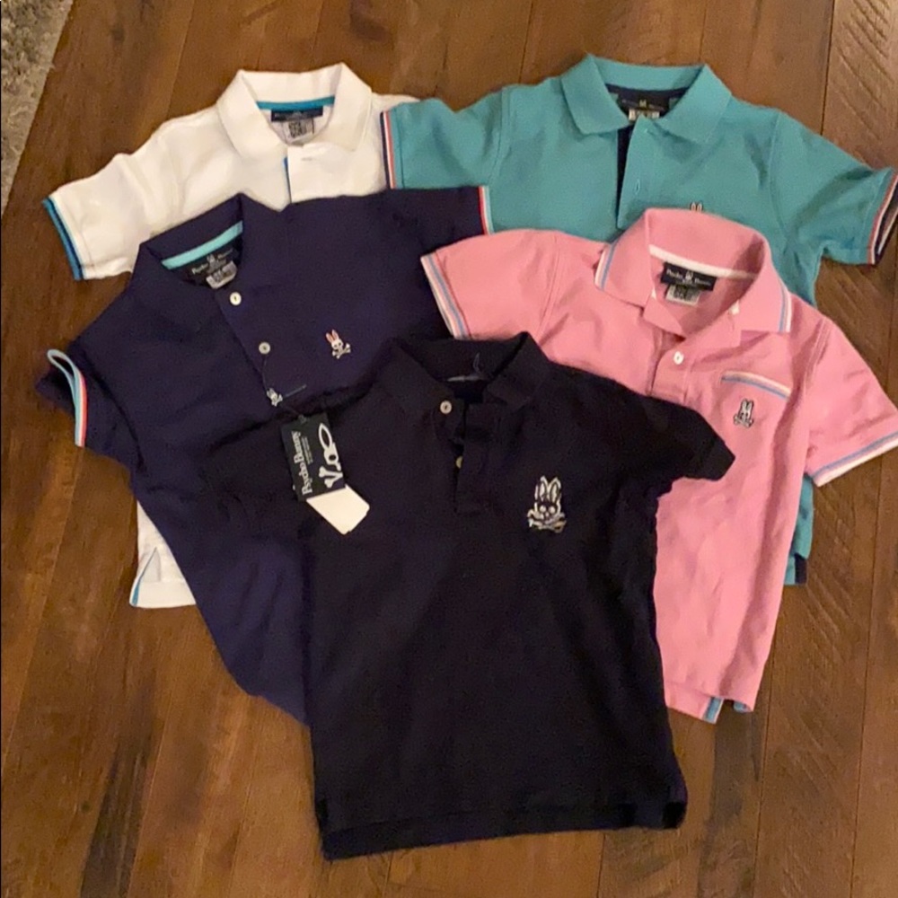 SOLD ——- Kids Boys Psycho Bunny Polo Bundle